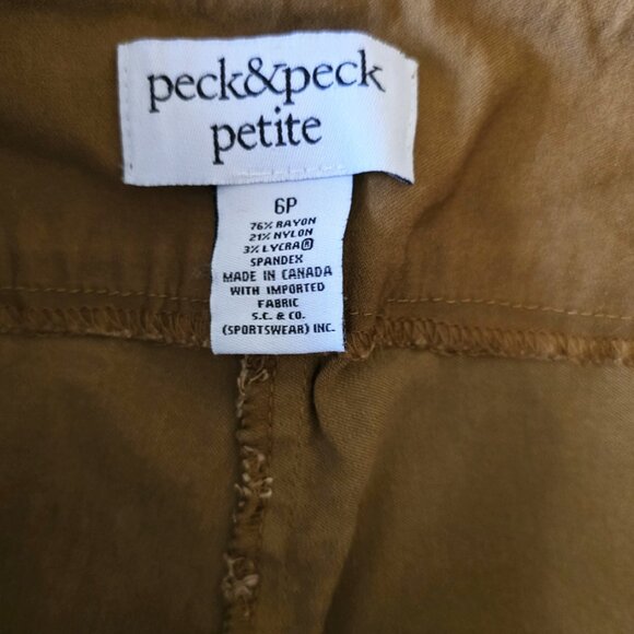 Peck & Peck Women’s Size 6 Petite Pants, Excellent Condition - Picture 3 of 6